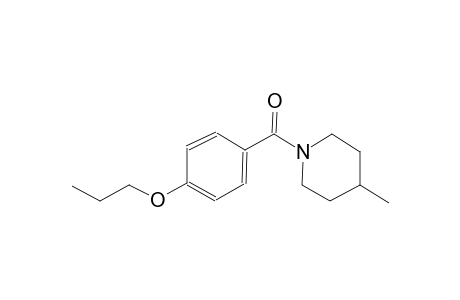 4-[(4-methyl-1-piperidinyl)carbonyl]phenyl propyl ether