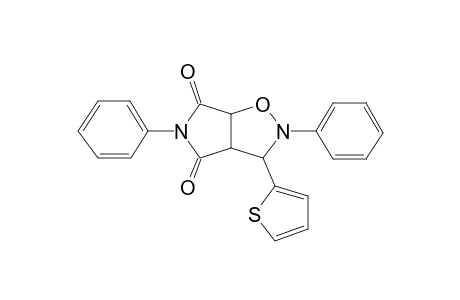 (3Alpha,3aalpha,6aalpha)-2,5-diphenyl-3-(2-thienyl)-2,3,3A,6A-tetrahydropyrrolo(3,4-D)isoxazole-4,6(5H)-dione