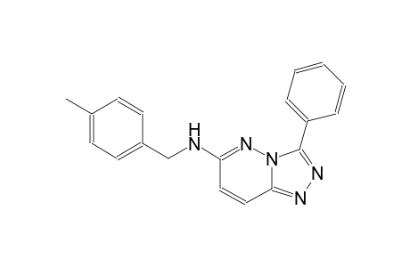 [1,2,4]triazolo[4,3-b]pyridazin-6-amine, N-[(4-methylphenyl)methyl]-3-phenyl-