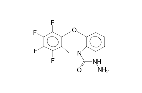 1,2,3,4-TETRAFLUORO-10,11-DIHYDRODIBENZ[B,F][1,4]OXAZEPINE-10-CARBOXYLIC ACID, HYDRAZIDE