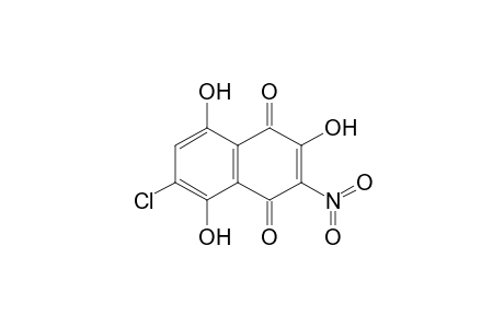 6(7)-Chloro-2,5,8-trihydroxy-3-nitronaphthalene-1,4-dione
