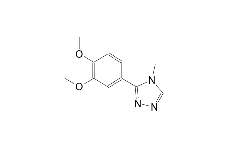 4H-1,2,4-triazole, 3-(3,4-dimethoxyphenyl)-4-methyl-