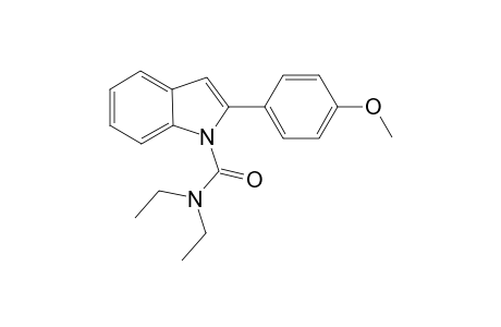 N,N-Diethyl-2-(4-methoxyphenyl)-1H-indole-1-carboxamide