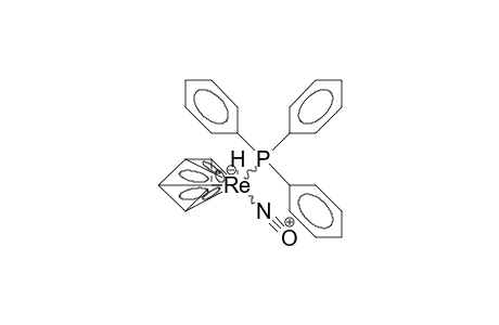 /.eta.-5-/-Cyclopentadienyl-triphenylphosphino-nitroso rhenium hydride