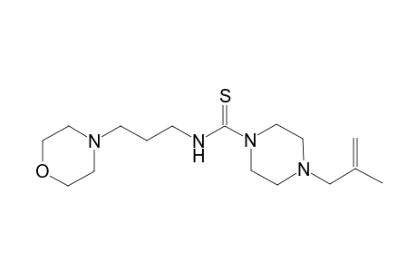 1-piperazinecarbothioamide, 4-(2-methyl-2-propenyl)-N-[3-(4-morpholinyl)propyl]-