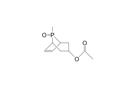 3b-Acetoxy-8a-methyl-8E-oxo-8-phosphabicyclo(3.2.1)oct-6-ene