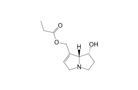 1H-Pyrrolizine-7-methanol, 2,3,5,7a-tetrahydro-1-hydroxy-, 7-propanoate, (1R-trans)-