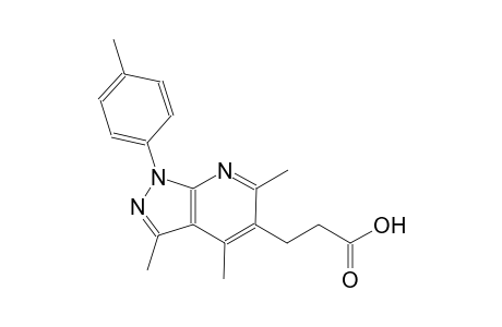 1H-pyrazolo[3,4-b]pyridine-5-propanoic acid, 3,4,6-trimethyl-1-(4-methylphenyl)-