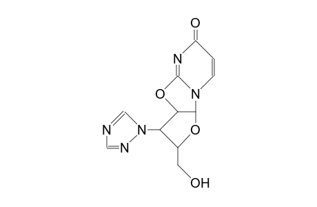 1-(3'-Deoxy-3'-triazolo-2,2'-O-anhydro-B-D-lyxo-furanosyl)-uracil