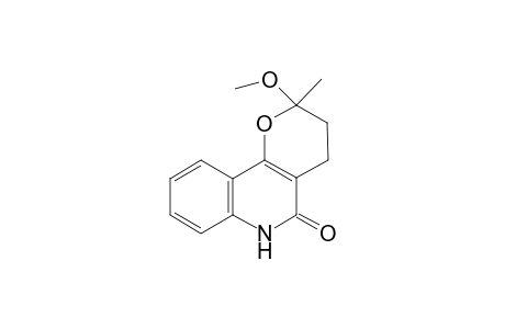 2-Methoxy-2-methyl-4,6-dihydro-3H-pyrano[3,2-c]quinolin-5-one