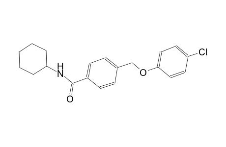 4-[(4-chlorophenoxy)methyl]-N-cyclohexylbenzamide