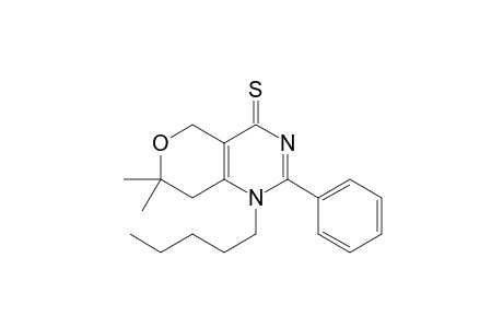 4H-Pyrano[4,3-d]pyrimidine-4-thione, 1,5,7,8-tetrahydro-7,7-dimethyl-1-pentyl-2-phenyl-