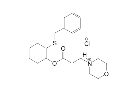 morpholinium, 4-[3-oxo-3-[[2-[(phenylmethyl)thio]cyclohexyl]oxy]propyl]-, chloride