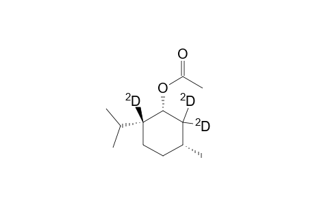 Cyclohexan-2,2,6-D3-ol, 3-methyl-6-(1-methylethyl)-, acetate, (1.alpha.,3.alpha.,6.beta.)-