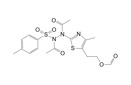 5-Ethoxycarbonyl-4-methyl-2-[2-(p-toluensulfonyl)-N,Ndiacetyl-hydrazino]-thiazole