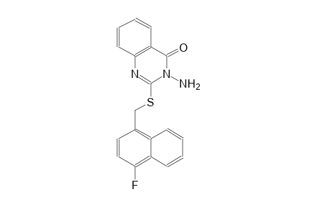 3-amino-2-{[(4-fluoro-1-naphthyl)methyl]sulfanyl}-4(3H)-quinazolinone