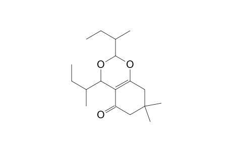 2,4-Di(butan-2-yl)-7,7-dimethyl-6,8-dihydro-4H-1,3-benzodioxin-5-one