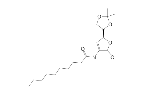 2-DECANOYLAMINO-2,3-DIDEOXY-5,6-O-ISOPROPYLIDENE-D-ERYTHRO-HEX-2-ENOFURANOSE