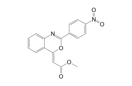 (Z)-[2-(4-Nitrophenyl)benzo[d][1,3]oxazin-4-ylidene]acetic acid methyl ester