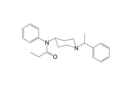 N-phenyl-N-[1-(1-phenylethyl)piperidin-4-yl]propanamide