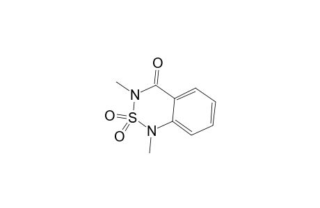 1H-2,1,3-Benzothiadiazin-4(3H)-one, 1,3-dimethyl-, 2,2-dioxide