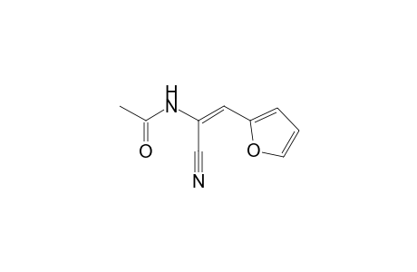 N-[(E)-1-cyano-2-(2-furanyl)ethenyl]acetamide