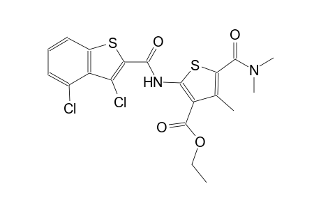 ethyl 2-{[(3,4-dichloro-1-benzothien-2-yl)carbonyl]amino}-5-[(dimethylamino)carbonyl]-4-methyl-3-thiophenecarboxylate