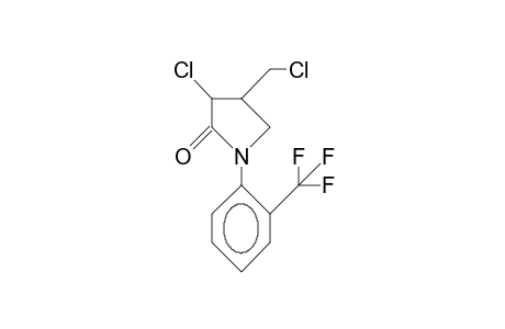1-(2-Trifluoromethyl-phenyl)-cis-3-chloro-4-chloromethyl-2-pyrrolidinone