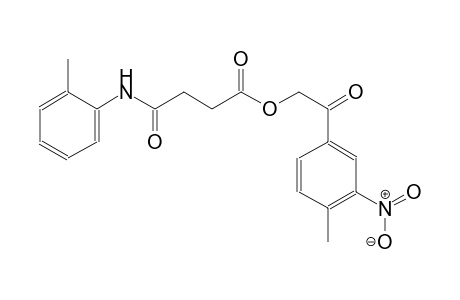 butanoic acid, 4-[(2-methylphenyl)amino]-4-oxo-, 2-(4-methyl-3-nitrophenyl)-2-oxoethyl ester