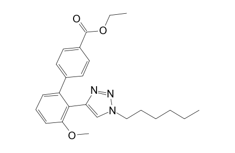 2'-(1-n-Hexyl-1H-1,2,3-triazol-4-yl)-3'-methoxybiphenyl-4-carboxylic acid ethyl ester