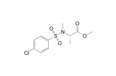 N-Methyl-N-4-chlorophenylsulfonyl-L-alanine methyl ester