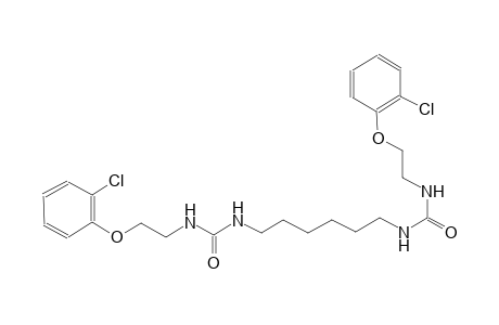 N-[2-(2-chlorophenoxy)ethyl]-N'-{6-[({[2-(2-chlorophenoxy)ethyl]amino}carbonyl)amino]hexyl}urea