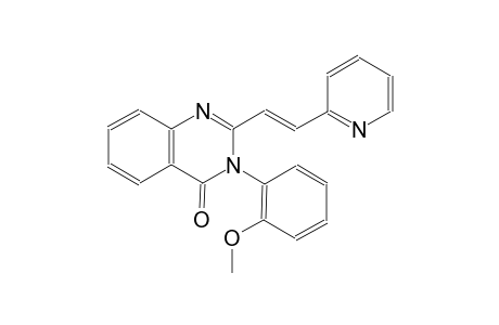 3-(2-methoxyphenyl)-2-[(E)-2-(2-pyridinyl)ethenyl]-4(3H)-quinazolinone