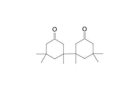 3,3,5-trimethyl-5-(1,3,3-trimethyl-5-oxidanylidene-cyclohexyl)cyclohexan-1-one