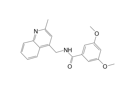 3,5-Dimethoxy-N-[(2-methyl-4-quinolinyl)methyl]benzamide
