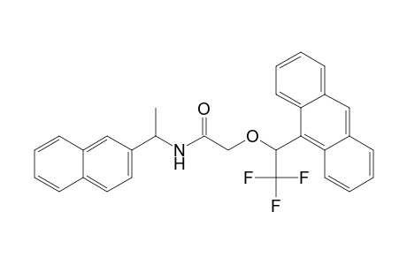 N-[1-(2-Naphthyl)ethyl]-.alpha.-[1-(9-anthryl)-2,2,2-trifluoroethoxy]acetamide