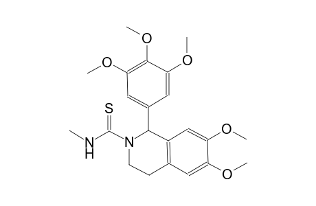 2(1H)-isoquinolinecarbothioamide, 3,4-dihydro-6,7-dimethoxy-N-methyl-1-(3,4,5-trimethoxyphenyl)-
