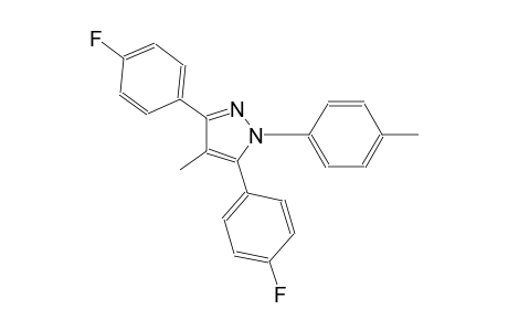 3,5-bis(4-fluorophenyl)-4-methyl-1-(4-methylphenyl)-1H-pyrazole