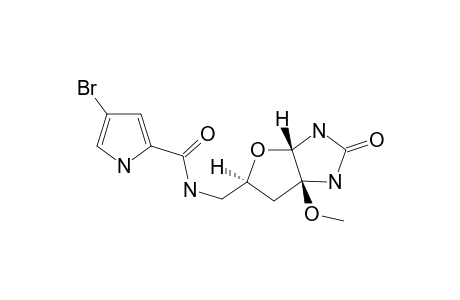 N-[[(3aS,5S,6aS)-2-keto-6a-methoxy-3,3a,5,6-tetrahydro-1H-furo[4,5-d]imidazol-5-yl]methyl]-4-bromo-1H-pyrrole-2-carboxamide