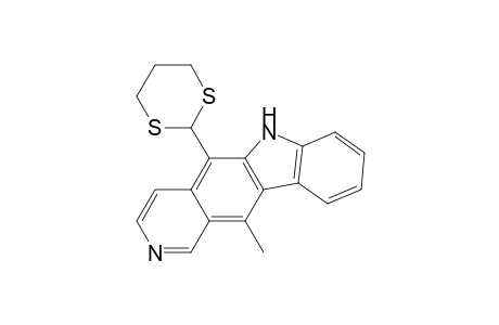 5-(1,3-dithian-2-yl)-11-methyl-6H-pyrido[4,3-b]carbazole