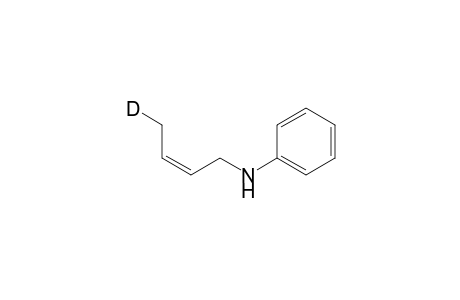 (Z)-N-(4-Deuterio-2-butenyl)aniline