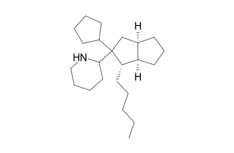 3-cyclopentyl-2-pentyl-3-(hexahydropyridyl)bicyclo[3.3.0]octane