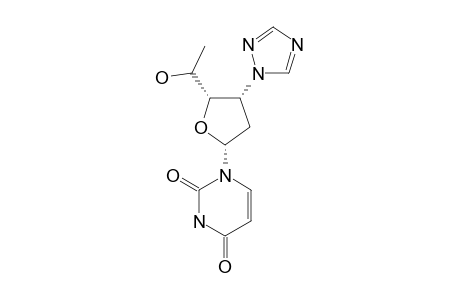 1-[3-(1,2,4-TRIAZOL-1-YL)-2,3,6-TRIDEOXY-BETA-L-ARABINO-HEXOFURANOSYL)-URACIL