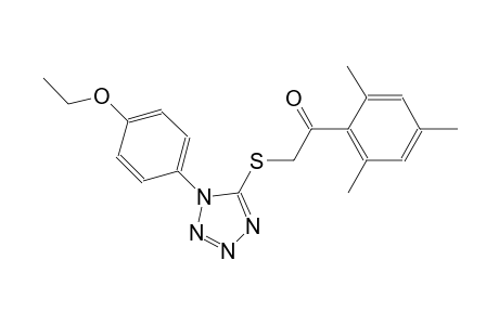 2-{[1-(4-ethoxyphenyl)-1H-tetraazol-5-yl]sulfanyl}-1-mesitylethanone