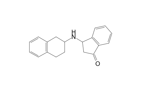 3-(1,2,3,4-tetrahydro-2-naphthalenylamino)-1-indanone