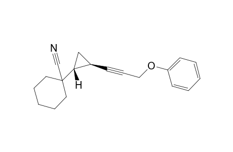 1-[(1R,2R)-2-(3-phenoxyprop-1-ynyl)cyclopropyl]cyclohexanecarbonitrile