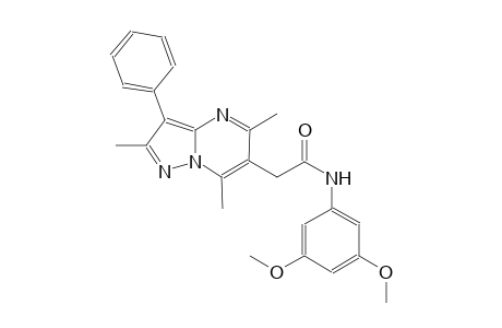 pyrazolo[1,5-a]pyrimidine-6-acetamide, N-(3,5-dimethoxyphenyl)-2,5,7-trimethyl-3-phenyl-