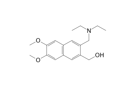 2,3-Dimethoxy-6-(N,N-diethyl-aminomethyl)-7-hydroxymethyl-naphthalene