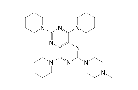 2-(4-methyl-1-piperazinyl)-4,6,8-tripiperidinopyrimido[5,4-d]pyrimidine