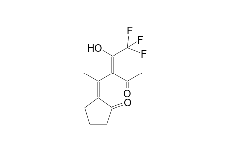 2-[3'-Acetyl-4'-hydroxy-4'-(trifluoromethyl)buten-2'-ylidene]cyclopentanone